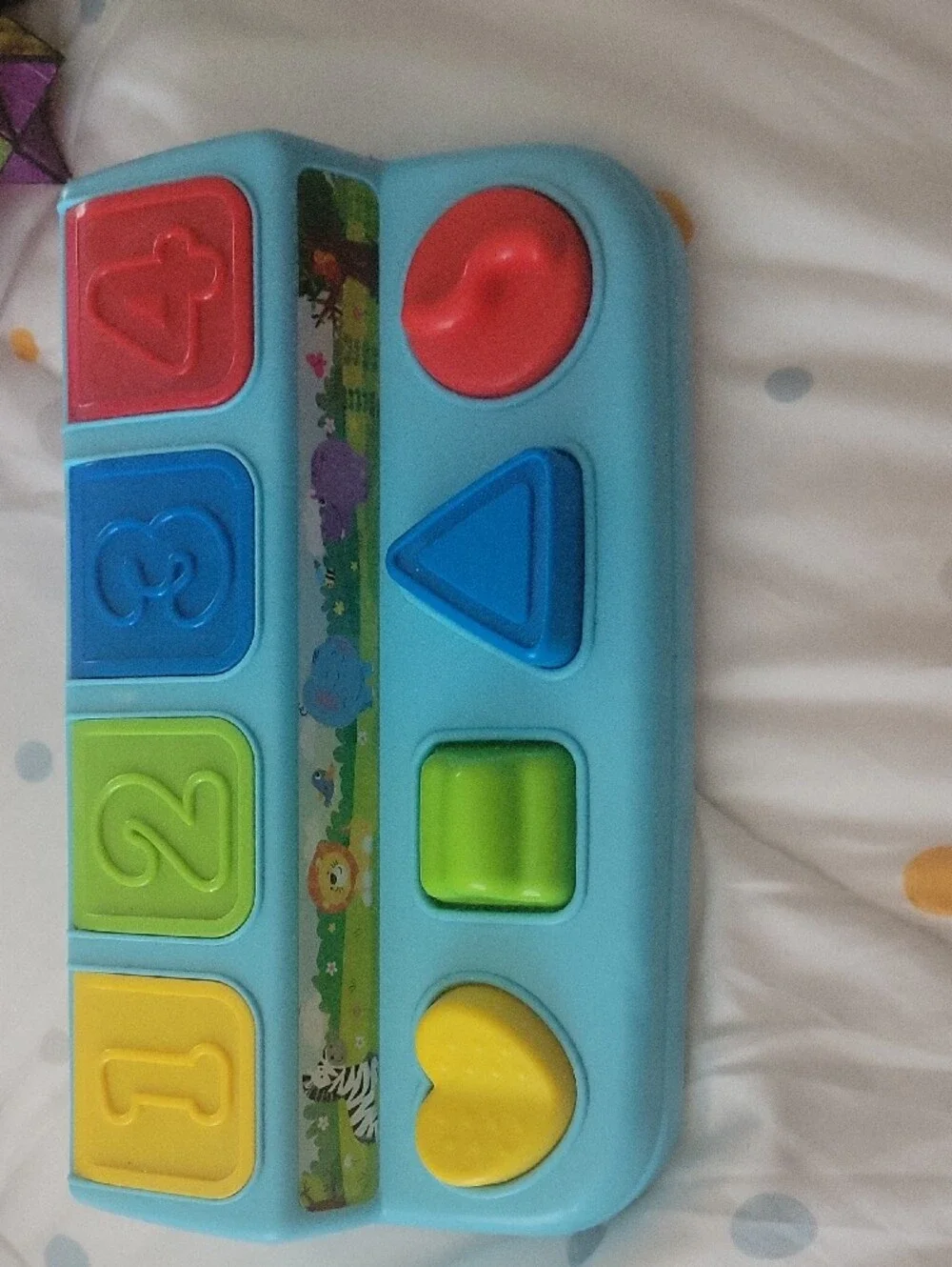 Pop-Up Animal Shape Sorter Toy - Blue, Yellow, Green, Red